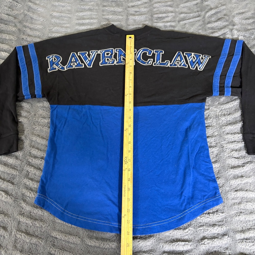 Universal Studios Harry Potter Ravenclaw Spirit Jersey Black Blue Small AT013 - Picture 5 of 6